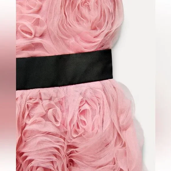 Zara structured floral mini dress - Picture 6 of 6